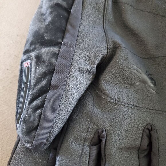 Spyder Mens Gore-Tex Insulated Winter Gloves L Black Nylon Waterproof - Picture 7 of 8